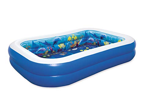 Piscina Insuflável BESTWAY Family Splasher (Azul - Poli-Ethileno - 366x203cm) Bestway - Piscinas - 778 litros, 100 kg, vinil, 2 gafas 3D