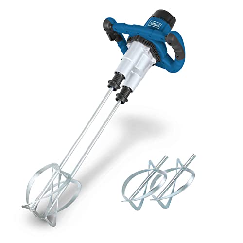 Scheppach PM1800D - Malaxeur à main - 1800 W (Outillage électroportatif) Scheppach - Eletrodomésticos - 1800 W, regulador de velocidade, pega ergonómica, sistema de drenagem