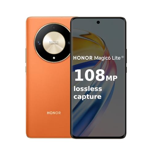 Smartphone HONOR Magic6 Lite (6.78'' - 8 GB - 256 GB - Laranja) HONOR - Telemóveis - 6.78, android 13, 256 GB, 8 gb