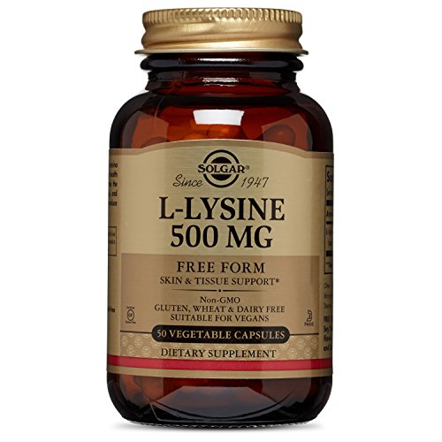 Suplemento Alimentar SOLGAR L-Lisina (50 cápsulas) Solgar - Vitaminas e suplementos - suplemento alimentar, L-lisina, 50 cápsulas, aminoácido essencial, insulina, glicose