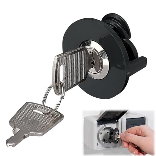 Cadeado Antirroubo com Chave de Fenda Preto AhLmA - Fontes de alimentação elétrica - antirroubo, chave de fenda, preto