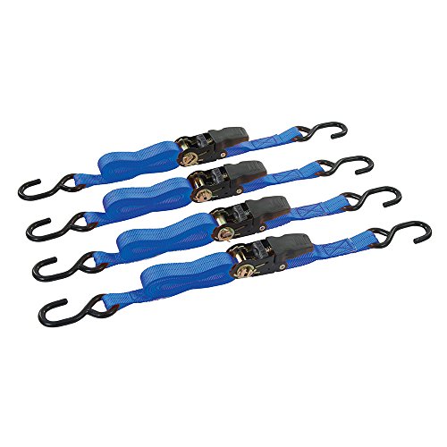 Cinto com ganchos para cabos SILVERLINE 648419 Silverline - Correias de amarração - ganchos, resistente à intempéries, bloqueio automático, alta capacidade de tensão