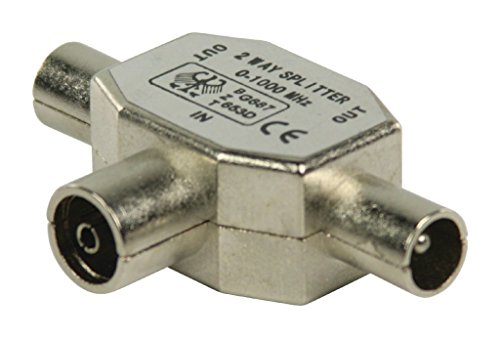 Conjunto de Par de Antenas VALUELINE COAX/2X COAX Valueline - Divisores e comutadores de áudio e vídeo - antena, coaxial, conector male/female