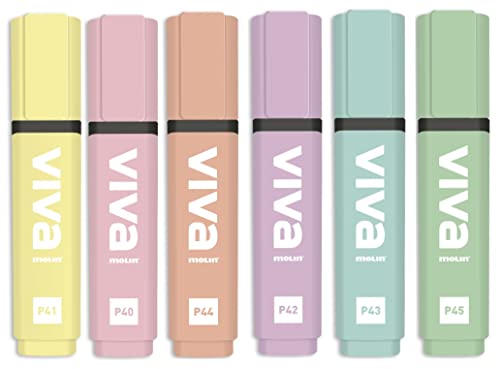 Marcador Fluorescente STABI Tinta Pastel (Multicor - Ponta 1.0mm) Molin - Marcadores e marcadores de texto - multicor, ponta 1.0mm, tinta pastel, fluorescente