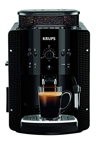 Máquina de Café KRUPS EA8108 (15 bar - 3 Níveis de Moagem) Krups - Máquinas de café espresso - máquina café, krups ea8108, 15 bar, níveis moagem, 1450 W