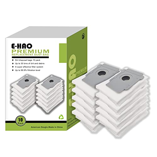 Saco de Aspirador E-HAO 10 Bolsas para iRobot Roomba E-HAO - Acessórios de aspirador - recarga, irobot roomba, 10 bolsas