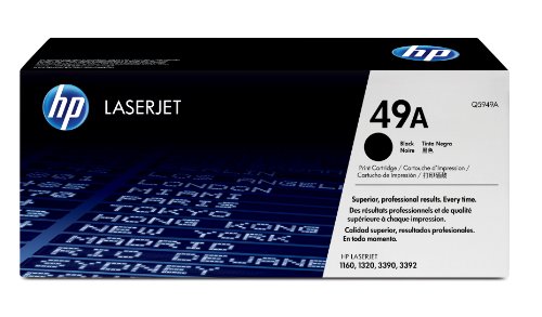 Toner HP LaserJet Original 49A Preto (Q5949A) HP - Cartuchos de toner e jato de tinta - laser, preto, 2500 páginas