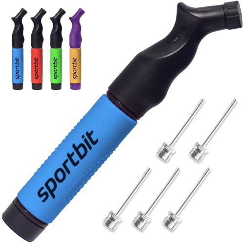 Bomba de Futebol Sportbit 5 Agulhas (Recondicionado Como Novo) SPORTBIT - Equipamento atlético de uso geral - recarregável, preto, pvc, 5 agulhas