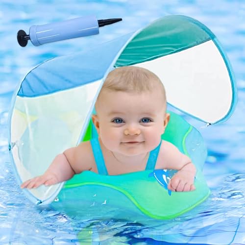 Flutuador para bebé ZZQVIP | Azul (Armazenamento e limpeza) ZZQVIP - Colchões e espreguiçadeiras de piscina - flutuador, bebé, azul, armazenamento, limpeza