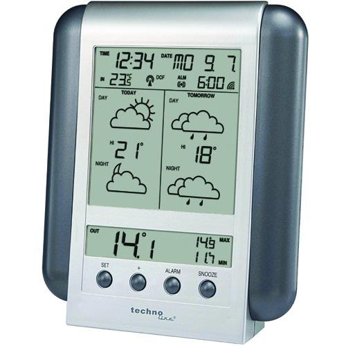 Estação Meteorológica TECHNOLINE WM 5412 Technoline - Previsores do tempo e estações - lcd, temperatura, previsão, alarma