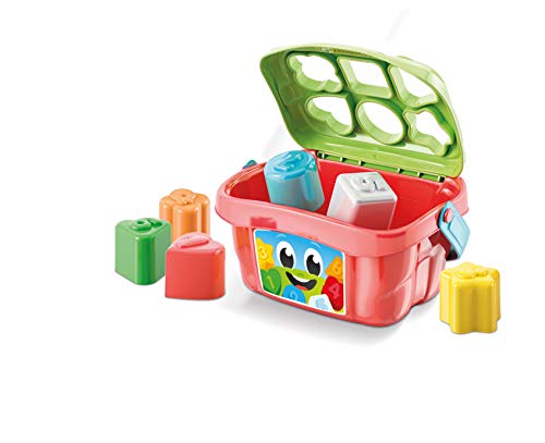 Cubo com Formas e Encaixes CLEMENTONI 17104 CLEMENTONI - Brinquedos de empilhar e encaixar - 6 formas, encaixes, números, cores