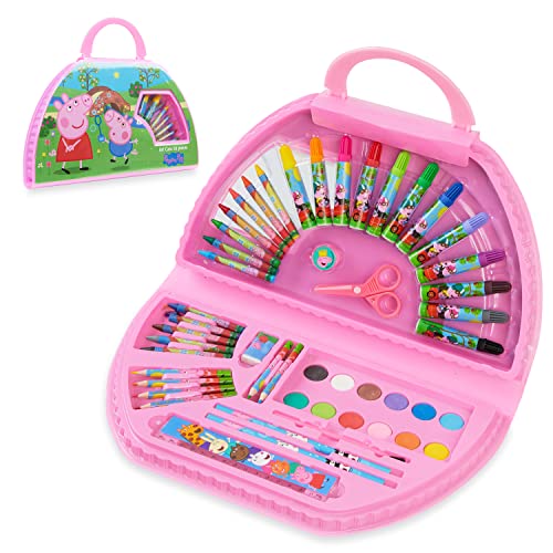 Estojo PEPPA PIG Peppa Pig (Idade Mínima Recomendada: 3 anos) Cartoonio srl - Instrumentos de escrita e desenho - estojo, pintura, cores, tintas, folhas desenho, portátil