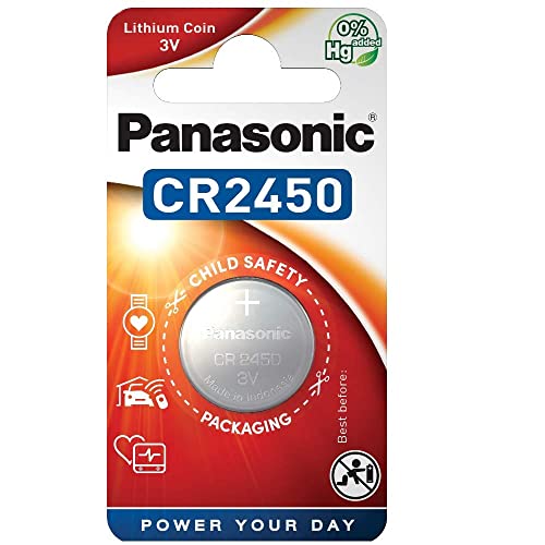 Pilha Recarregável PANASONIC CR 2450 (Lítio) Panasonic - Downloads de música digital - litio, 2450 mAh, universal, 3 V