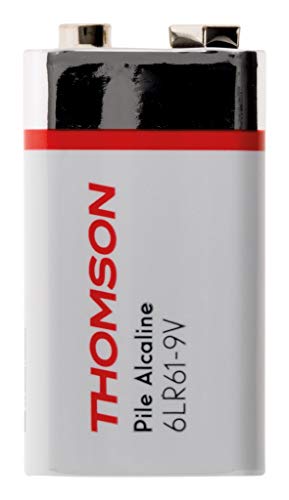 Pilhas THOMSON Alcalino (6LR61) (1 Unidade) Hbf - Baterias de uso geral - alcalino, 9 V, 6LR61, cilíndrico