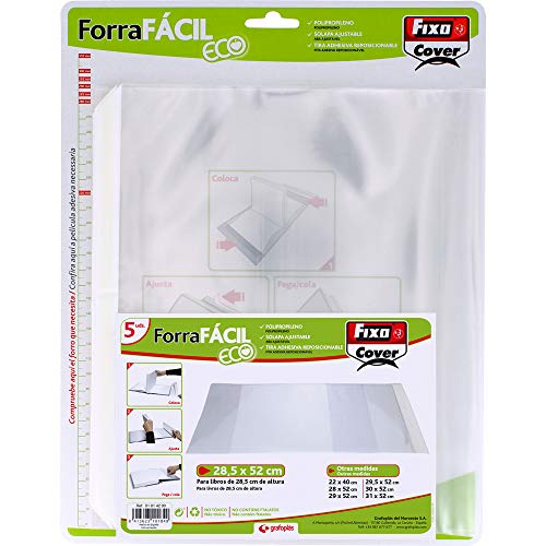 Pasta GRAFOPLAS Eco (A4 - Branco - Polipropileno) Grafoplás - Capas de livros - a4, polipropileno, reciclável, aba ajustável
