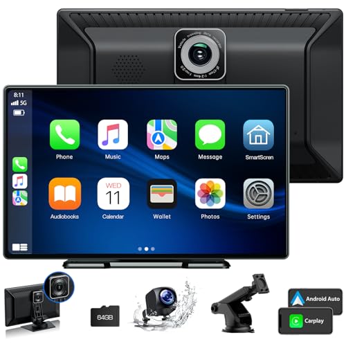 Autorrádio LAMTO Carplay e Android Auto (Bluetooth - 9'' - 2.5K) Lamto - Câmeras de estacionamento para veículos motorizados - carplay, android auto, bluetooth, usb, jack 3.5mm