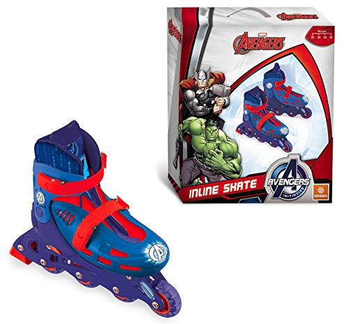 Patins em Linha VINGADORES Marvel (Tam: 7-8 anos) Mondo - Equipamento atlético de uso geral - patins, linha, vingadores, marvel, tamanho m, 7-8 anos