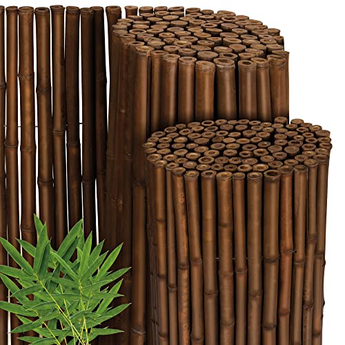 Vedação de Bambu SOL ROYAL Premium (Castanho - 120x250 cm) sellvin AG - Cercas e barreiras - bambu, castanho, 120x250 cm