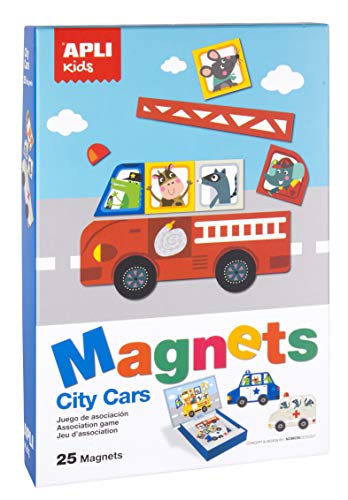 Jogo Educativo AGIPA Magnets Découvrir Les Véhicules Professionnels (Idade Mínima Recomendada: 3 anos) Apli kids - Jogos - educativo, magnéticos, veículos profissionais, 3 anos