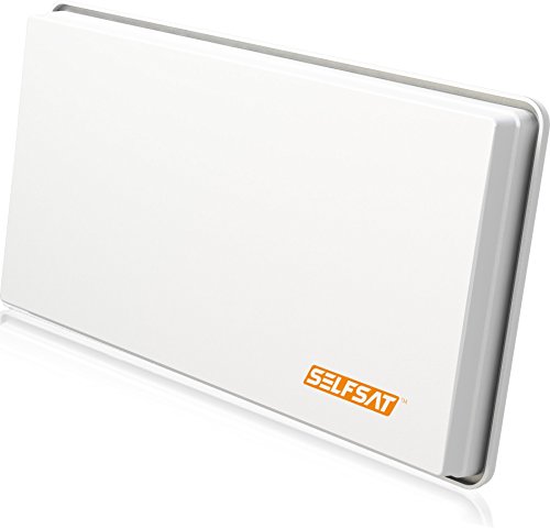 Antena de Satélite SELF SAT H30D4 (Branco) Selfsat - Pontes e roteadores - antena satélite, self sat h30d4, branco, recepção sinal, design elegante, fácil montagem