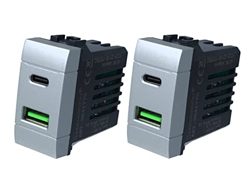 Adaptador de Parede para Carregamento REXEL 2XUSB-C ZOREI - Fontes de alimentação elétrica - usb-c, carregador, adaptador