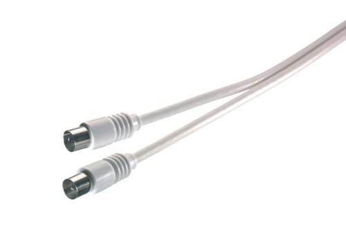 Cabo de Antena VIVANCO (Coaxial - 1.5 m - Branco) Vivanco - Cabos de áudio e vídeo - coaxial, 1.5 m, branco
