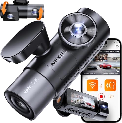 Dashcam Vantrue N5 4K Ultra HD Preto (Câmara de Vídeo) VANTRUE - Segurança e proteção para veículos - 4k, ultra hd, preto, câmera de vídeo