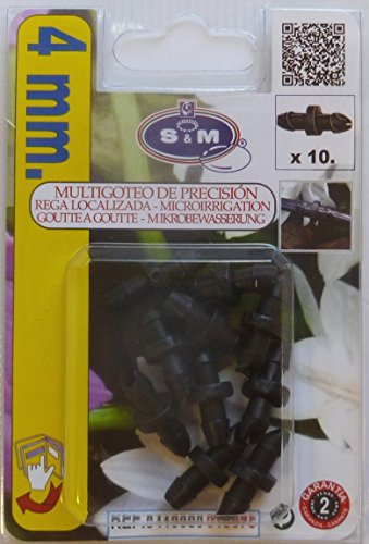 Conjunto de 10 Conectores de Tubo de Vidro S&M (Micro) S&M - Móveis de exterior - conectores, tubo de vidro, rosca interna, 4 mm