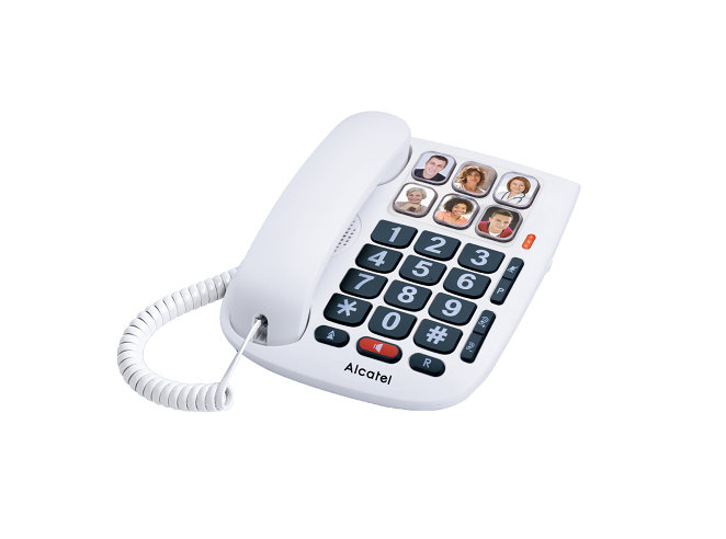 Telemóvel Sénior ALCATEL Tmax 10 (2.4'' - 2G - Branco) ALCATEL - Telefonia - sénior, 2.4 polegadas, 2G, branco