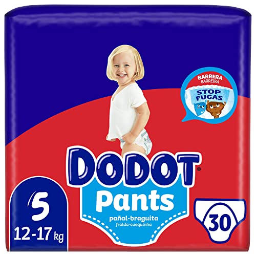 Fraldas DODOT Pants (Tam: 5 Anos - Branco) Procter & Gamble - Roupa interior - fraldas, dodot, pantalonais, branco