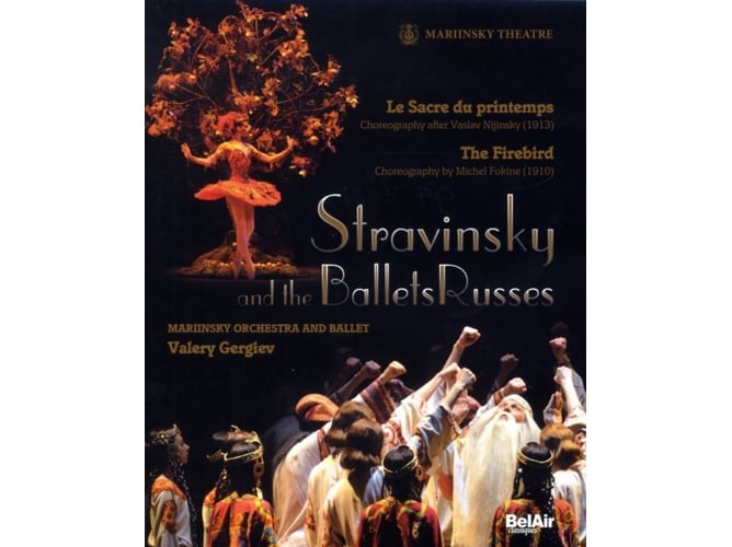 Blu-Ray Stravinsky And The Ballet Russes - Le Sacre Du Printemps / L'Oiseau De Feu (Edição em Espanhol) Igor, Stravinsky - Dvds e vídeos - 