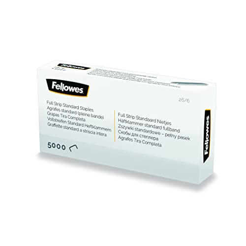 Agrafador FELLOWES 5347002 (Até 25 folhas - Até: 20 cm) Fellowes - Grampos - 25 folhas, 20 cm, ponta cincelada, 5000 folhas