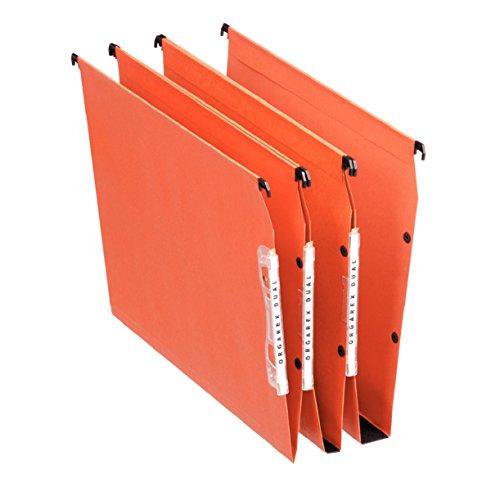 Tabuleiro de Arquivo ESSELTE Dual Linking Range Esselte - Pastas de arquivo - a4, preto, laranja, papel branco