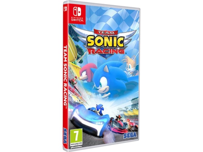Jogo Nintendo Switch Team Sonic Racing (Carreras - M7) Nintendo - Software de jogos de vídeo - equipa, habilidades, megaturbo, objetos especiais