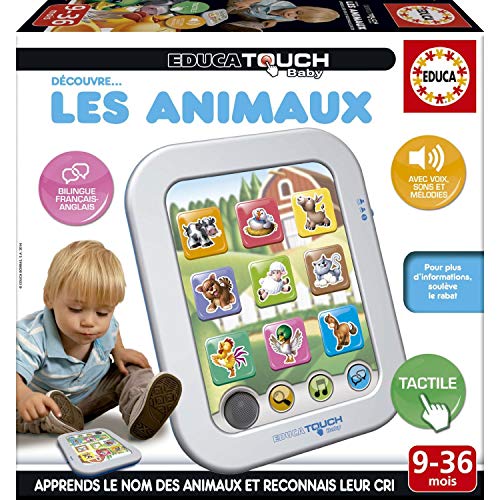 Jogo Educa Touch Compact Baby Animaux 1 Peça EDUCA - Tablets - educativo, animais, imagens coloridas, canções infantis