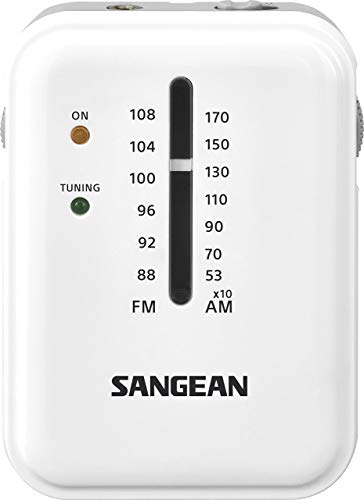 Rádio Despertador Sangean SR-32 Branco (Rádio) Sangean - Radios - rádio, despertador, sangean sr-32, branco, am/fm, potência de saída