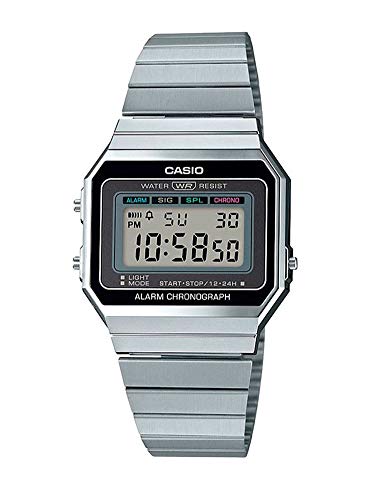 Relógio CASIO Homem A700WE-1AEF (Preto) Casio - Relógios - digital, cuarzo, preto, metálico