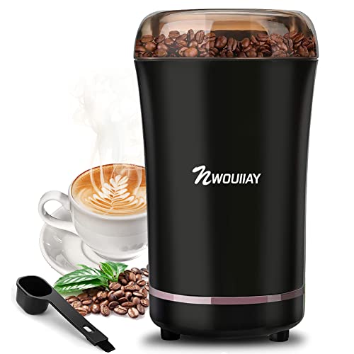 Moinho de Café Elétrico Nwoiiay 300W com Cuchilla e Copo NWOUIIAY - Eletrodomésticos de cozinha - 300W, cuchilla, copo