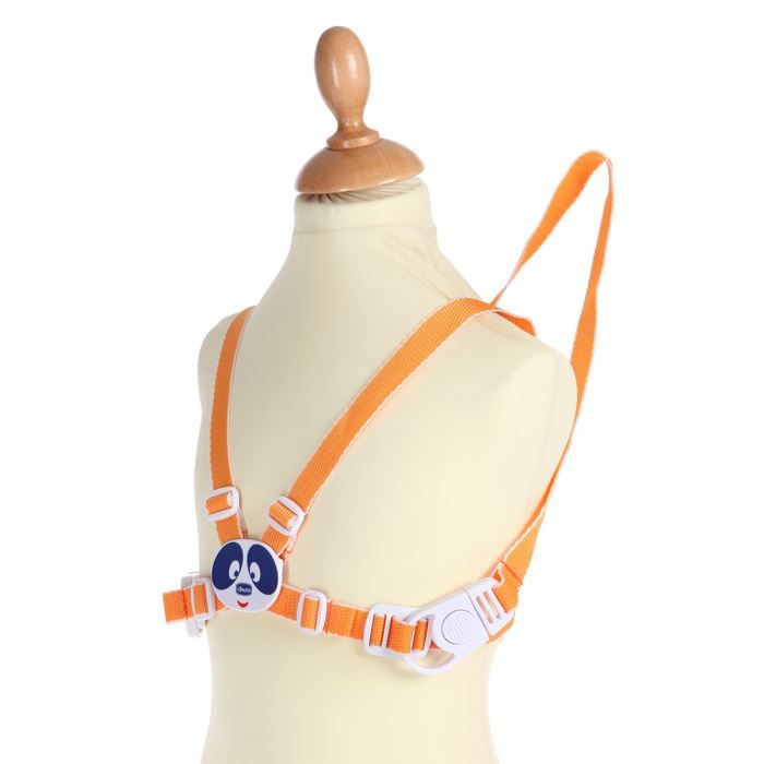 Andador de Pulsos Chicco Safe Line Laranja Chicco - Alças e trelas de segurança para bebês - equilíbrio, coordenação, motricidade, correa ajustável