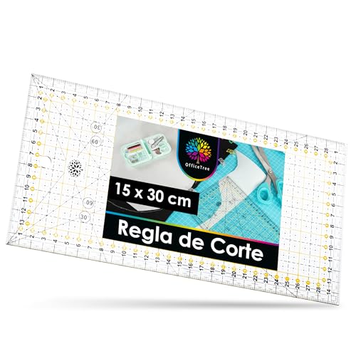 Régua OfficeTree Patchwork 30x15 cm (Recondicionado Como Novo) ILP GmbH - Réguas - madeira, 30x15 cm