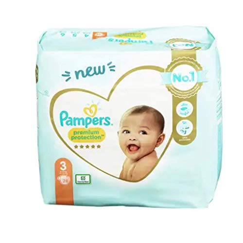 Fraldas Higiénicas PAMPERS Premium Protection Multicor (Tam: 3) Pampers - Banho e corpo - multicor, premium protection, tam 3