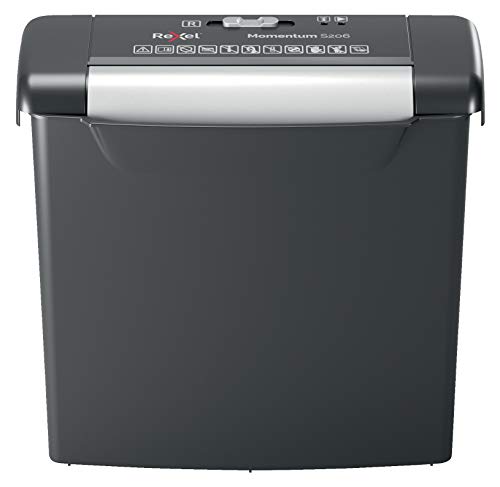 Destruidora REXEL Momentum S206 (6 Folhas - Capacidade: 20 L) Rexel - Destruidoras de papel - 20 l, 75 folhas A4, 6 mm, 2 min/m