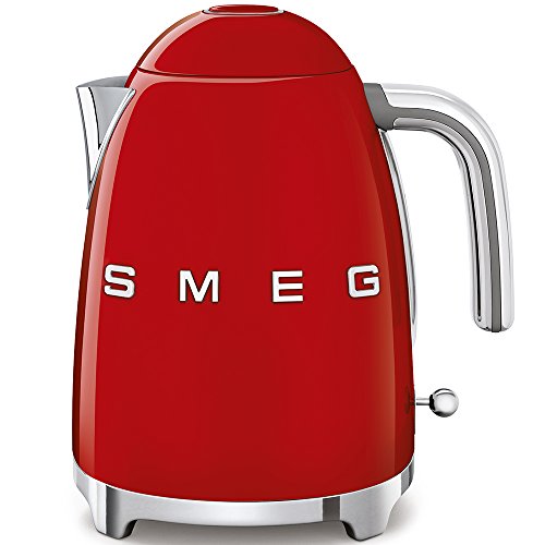 Chaleira Elétrica SMEG KLF03RDEU (1.7 L - 2400 W) Smeg - Eletrodomésticos de cozinha - 1.7 L, 2400 w, vermelho