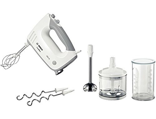 Batedeira BOSCH Mfq36480 (450 W - 12 velocidades) Bosch - Batedeiras e liquidificadores - 450 W, 12 velocidades, plástico resistente, vara misturadora, inox