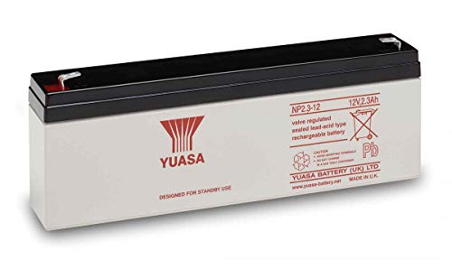 Pilhas Recarregáveis YUASA NP2/3-12 (12 V - 2300 mAh) Yuasa - Baterias - 2300 mAh, 12 v, preto, NP2/3-12