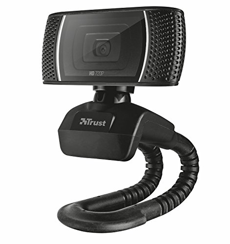 Trust HD 720p video webcam with photo button; for MSN/Live Messenger; Skype and YouTube Trust - Webcams - hd 720p, fotografia, msn, skype, youtube