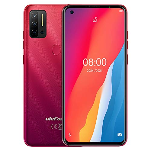 Smartphone ULEFONE Note 11P (6.55'' - 8 GB - 128 GB - Vermelho) Ulefone - Telemóveis - 6.55 polegadas, Android 11, Helio P60, 8 GB RAM, 128 GB