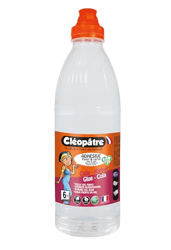 Cleopatra Cola Adesivo para Crianças Transparente 6 X 20 X 6 Cm CLEOPATRE - Adesivos e ímãs para artesanato - cola transparente, 6 x 20 x 6 cm, borracha, brincar