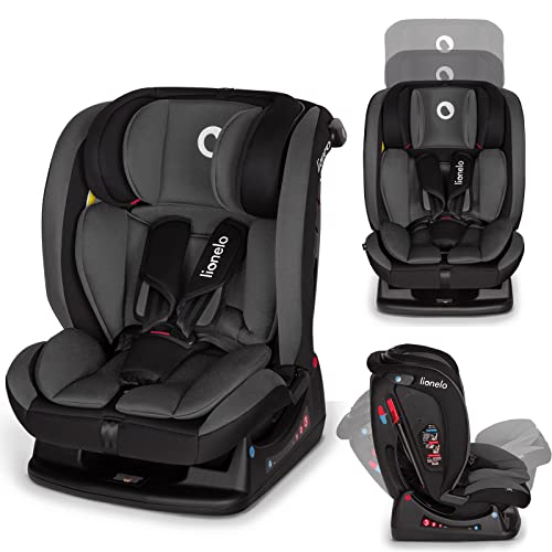 Cadeira Auto LIONELO Aart (Grupo 0+/1/2/3) LIONELO - Móveis para bebês e crianças pequenas - fixação, grupo 0+/1/2/3, preto cinzento, 18 kg