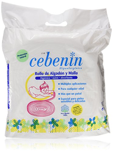 Cotonina CEBENIN 100% Algodão (Rolo) 6 Unidades Cotoni - Algodão em bolas - algodão, rolo, 6 unidades